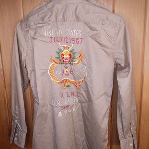 RALPH LAUREN Women's Button Down Size 2